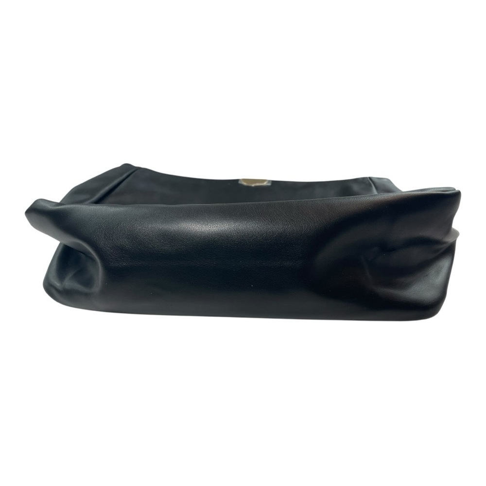 Bergdorf Goodman Black Vegan Leather Clutch Bag NWOT - Picture 5 of 7